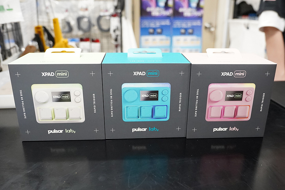 リズムゲームに最適なPulsarラピトリ対応ミニキーパッド「XPAD mini