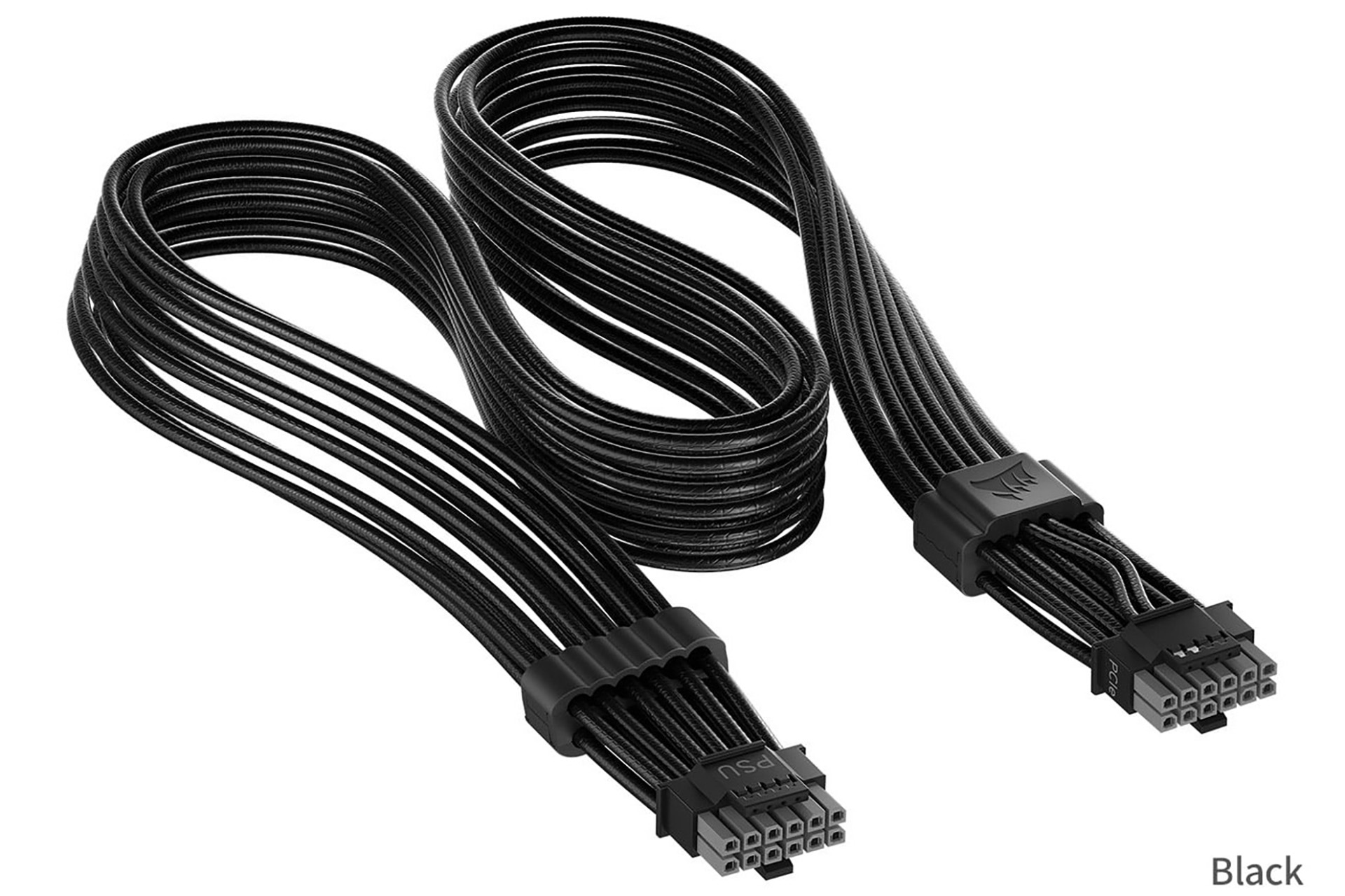 「ThermalProtect PCIe 5.1 600W 12V-2x6 Cable」のブラック