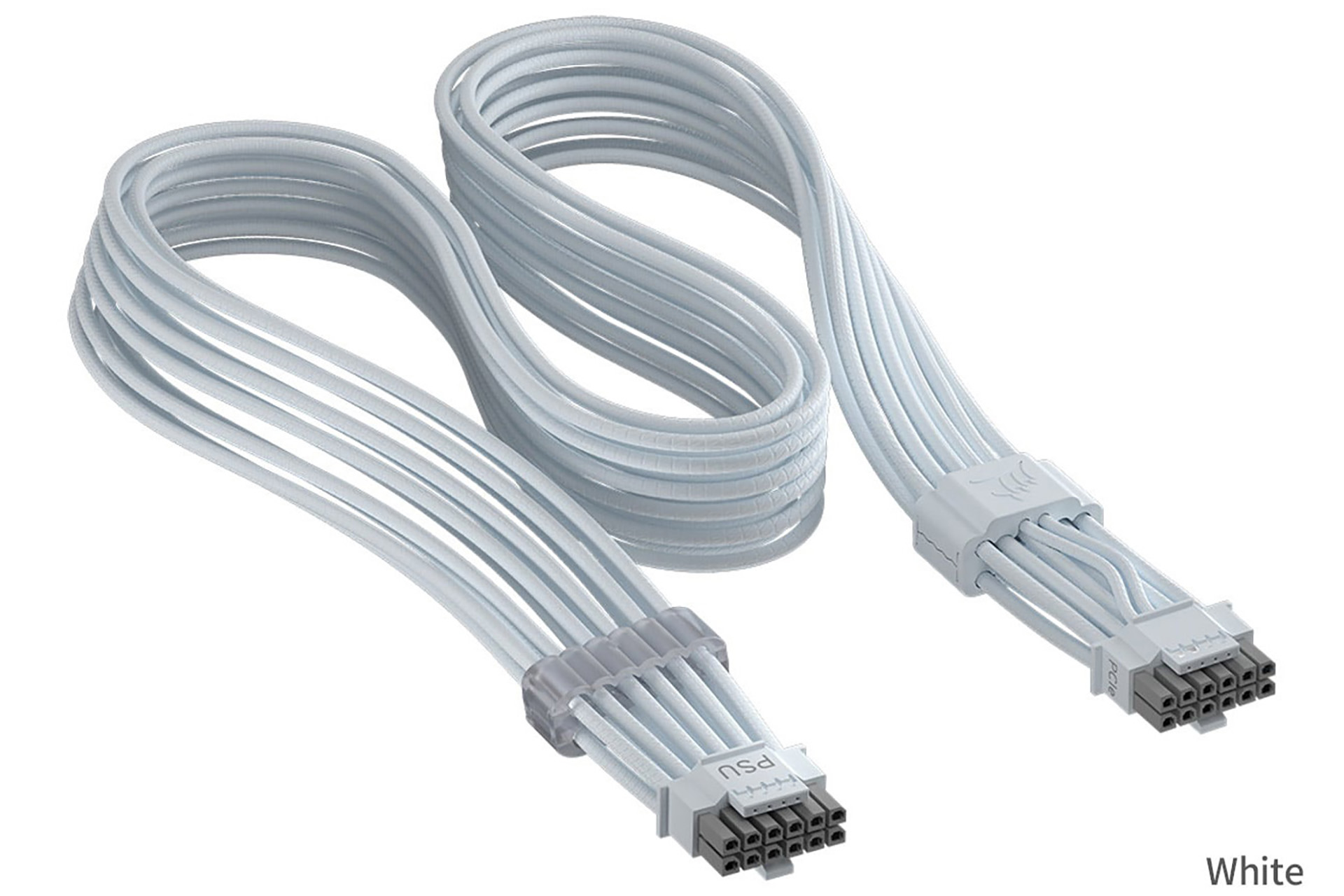「ThermalProtect PCIe 5.1 600W 12V-2x6 Cable」のホワイト