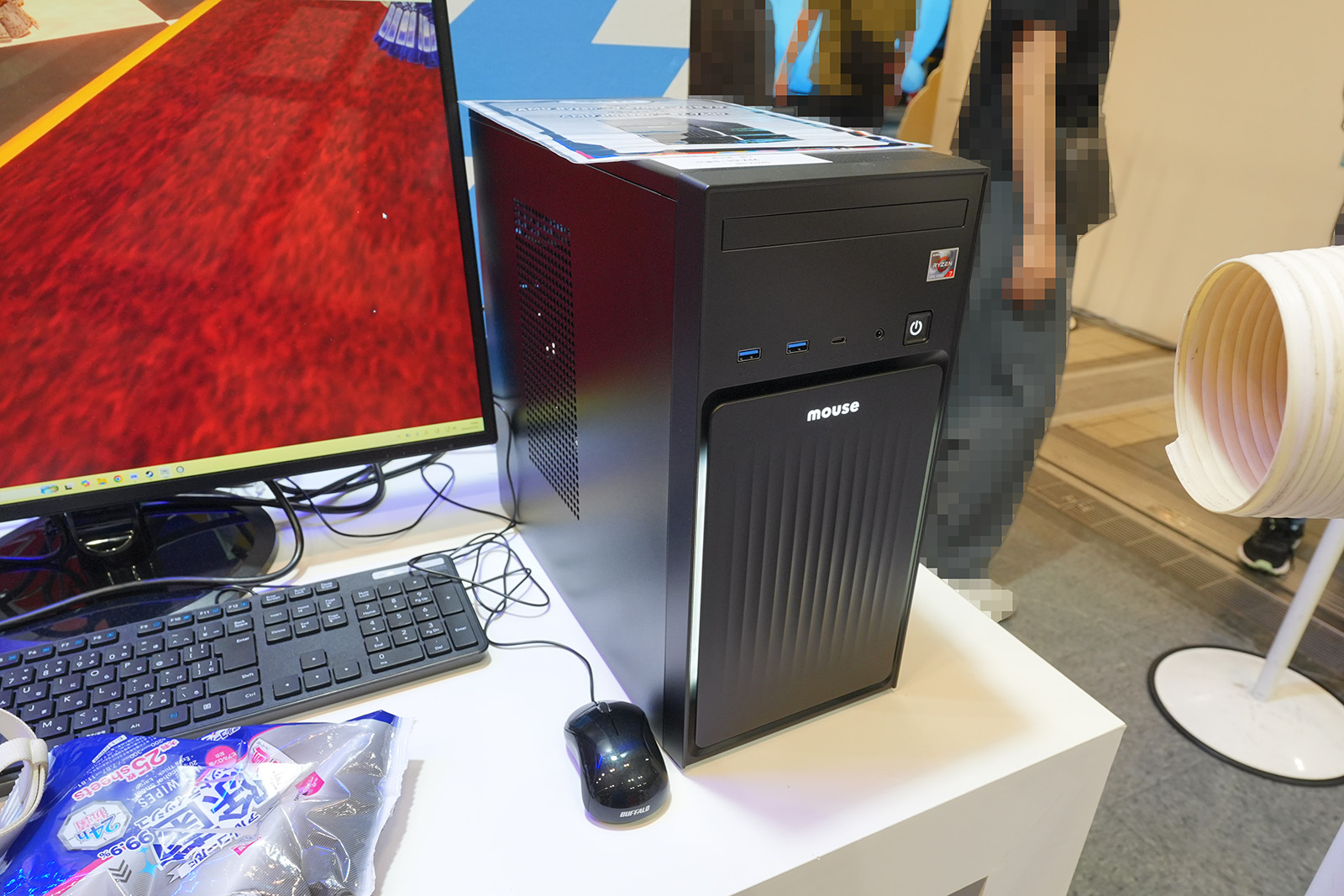 比較用のRyzen 7 5700X + Radeon RX 7600搭載PC
