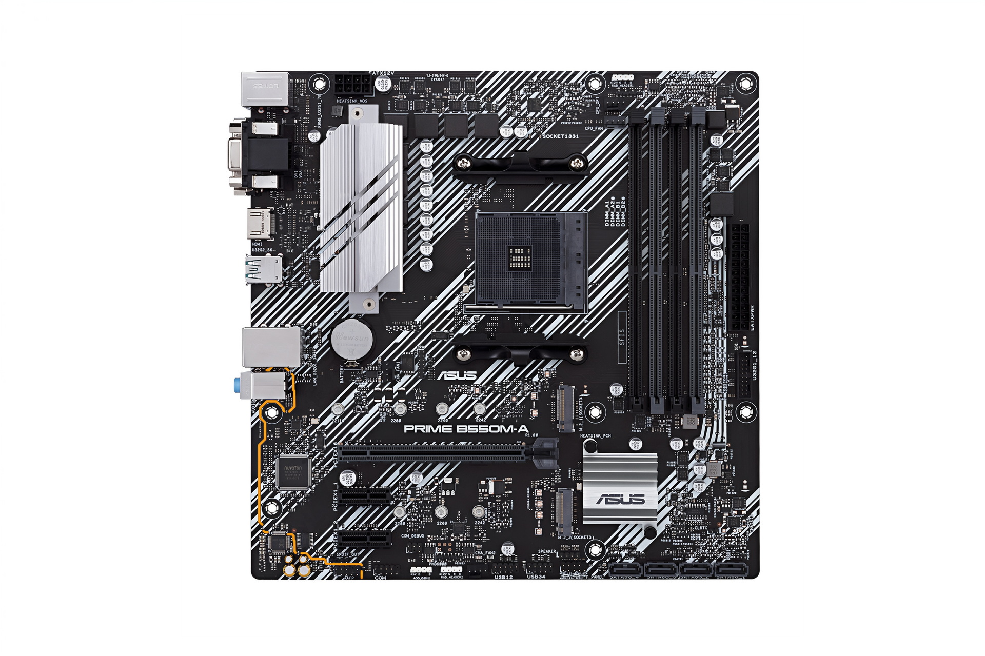 【Specification】拡張スロット：PCI-E 4.0 x16×1、PCI-E 3.0 x1×2●主なインターフェース：M.2(PCI-E 4.0 x4接続)×1、M.2(PCI-E 3.0 x4接続)×1、SATA 3.0×4、USB 10Gbps×2、USB 5Gbps×6、USB 2.0×4、HDMI 2.1×1、DVI-D×1、D-Sub×1●LAN：1000BASE-T×1