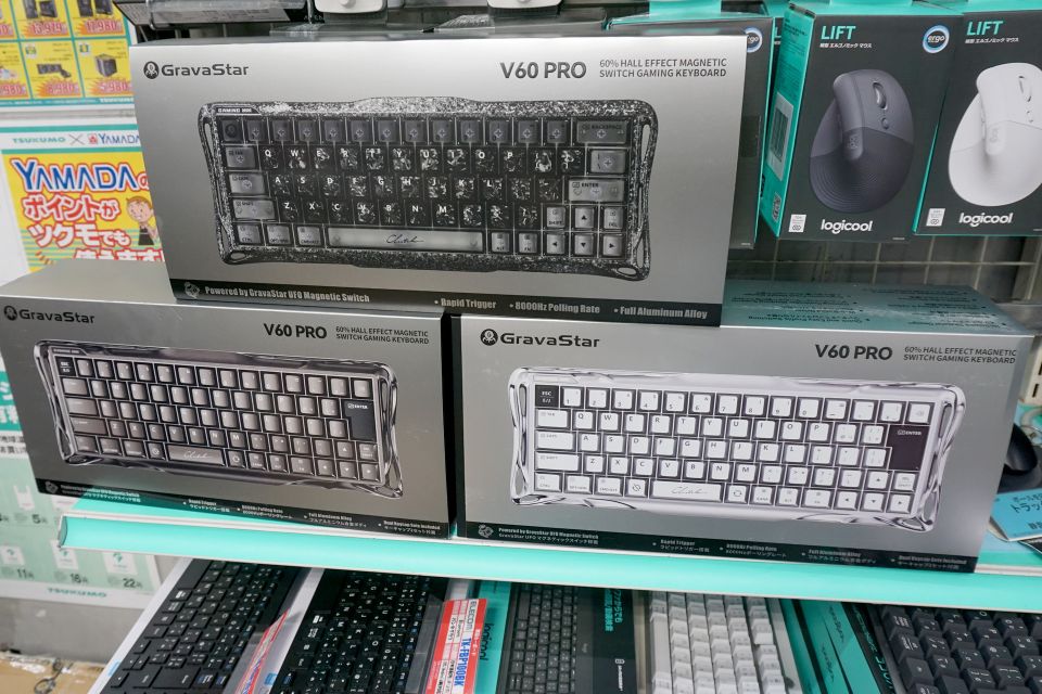 GravaStarのラピトリ対応60%キーボード「Mercury V60 Pro」が登場
