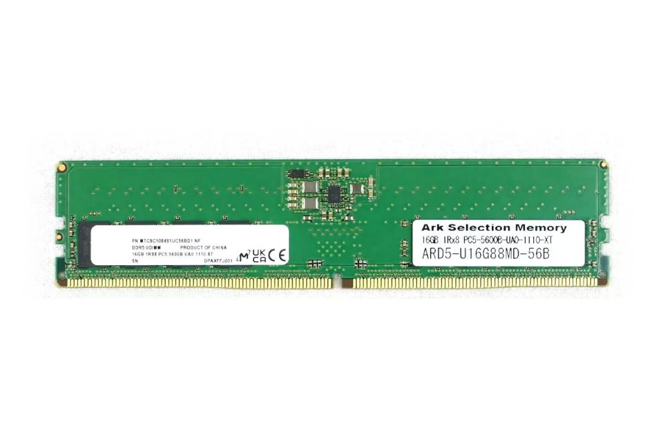 メモリー ARK Selection Memory DDR5 64GB 4800MHz アークオリジナルのDDR5メモリが複数入荷、DDR5 DIMMとCSODIMMの全8
