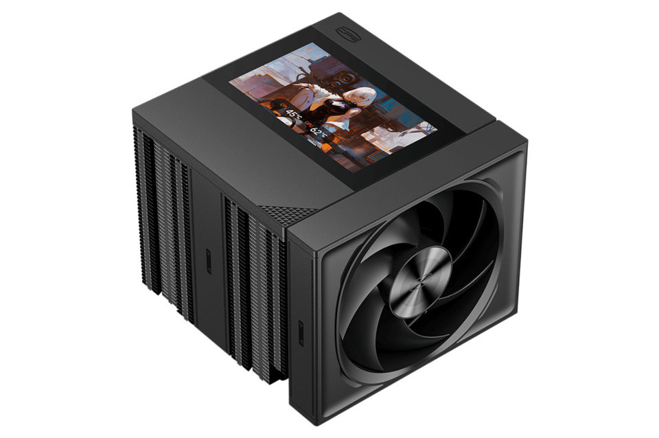 RZ820 高性能CPUクーラー CPSの大型ツインタワーCPUクーラー「RZ820 Display BK」が発売