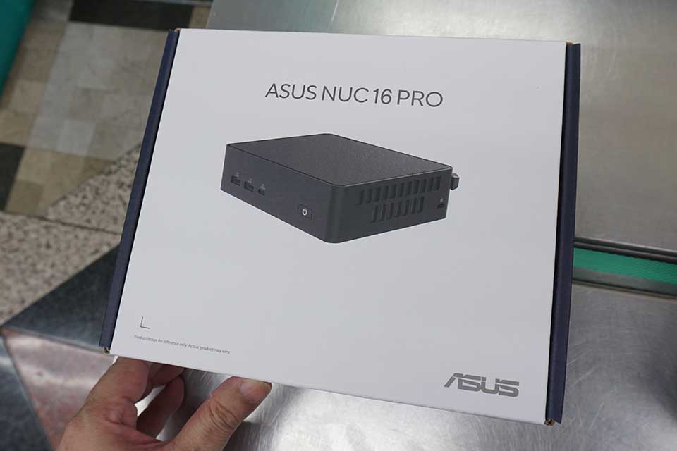 Core Ultra Series 3搭載の「ASUS NUC 16 Pro」ベアボーンキットが登場