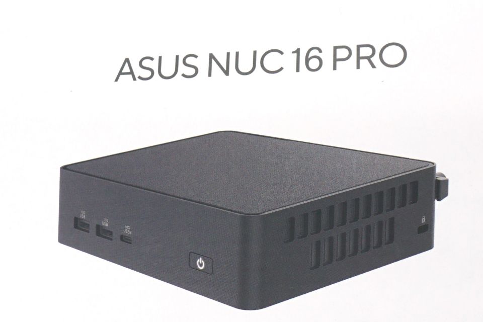 Core Ultra Series 3搭載の「ASUS NUC 16 Pro」ベアボーンキットが登場
