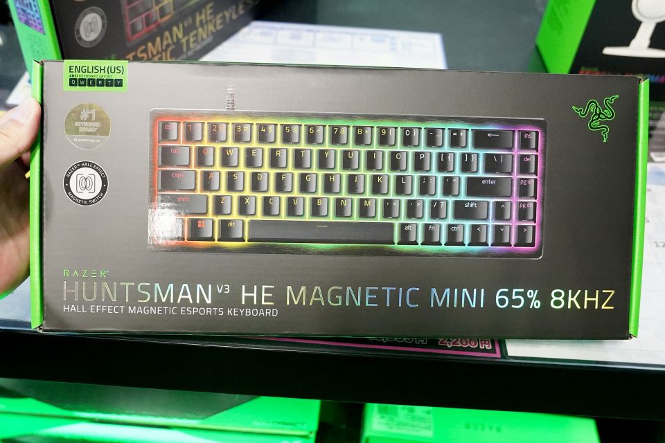 Razerの磁気スイッチ採用キーボード「Huntsman V3 HE Magnetic 8KHz