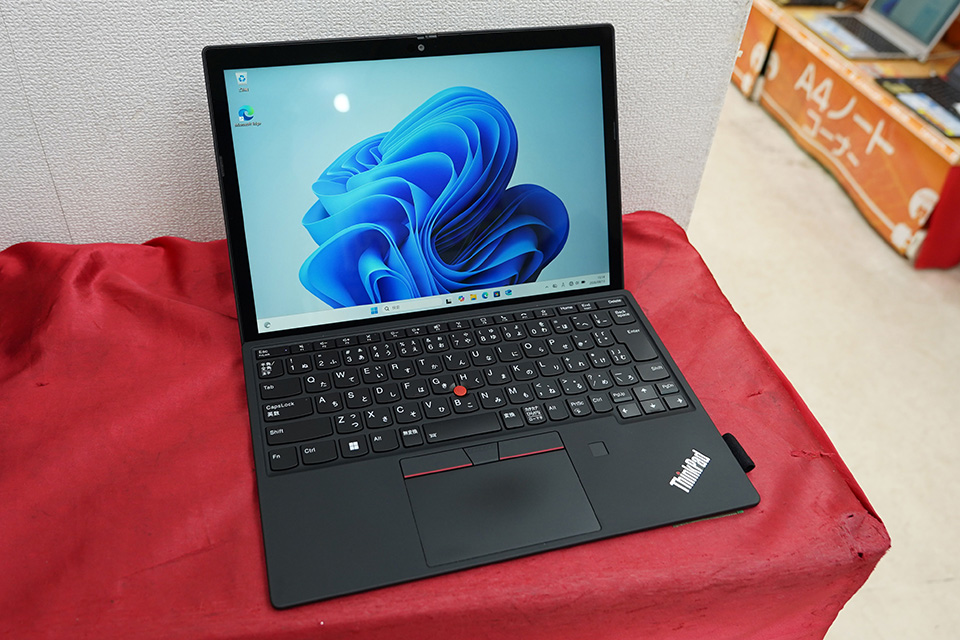 【美品】レノボ ThinkPad 12世代 16GB ノートパソコン　012 レノボ製12.3型Windowsタブレットが54,800円！Core i5-1130G7や16GB