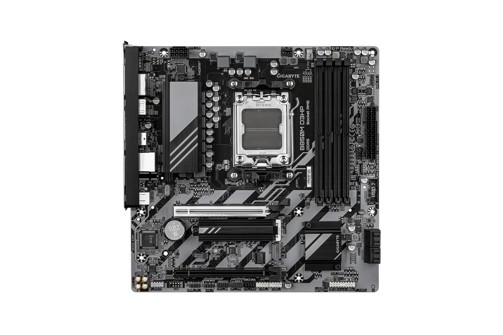 【Specification】拡張スロット：PCI-E 5.0 x16×1、PCI-E 3.0 x4(x16形状)×1●主なインターフェース：M.2(PCI-E 5.0 x4接続)×1、M.2(PCI-E 4.0 x4接続)×1、SATA 3.0×4、USB 5Gbps×7、USB 2.0×6、HDMI 2.1×1、DisplayPort×2●LAN：1000BASE-T×1