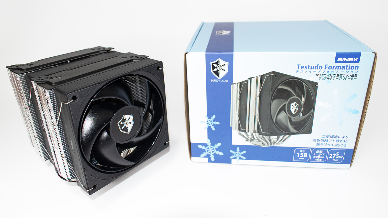 BLUE AIASブランドのモデルとして新たに投入された2機種のCPUクーラー