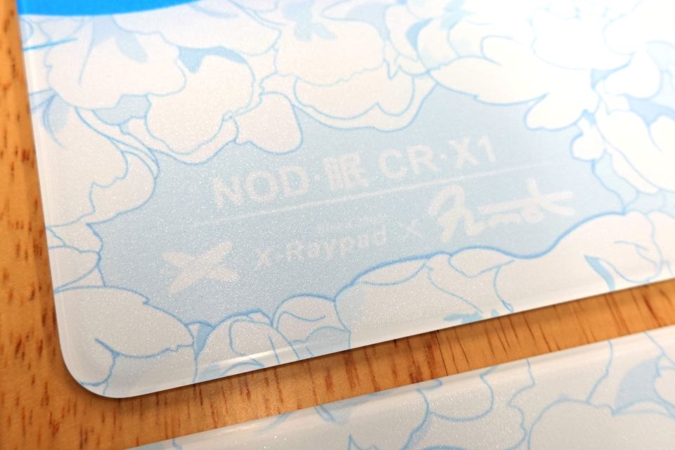 ナノコート/ノンコートを選べるガラスマウスパッド「NOD眠」がX-raypad