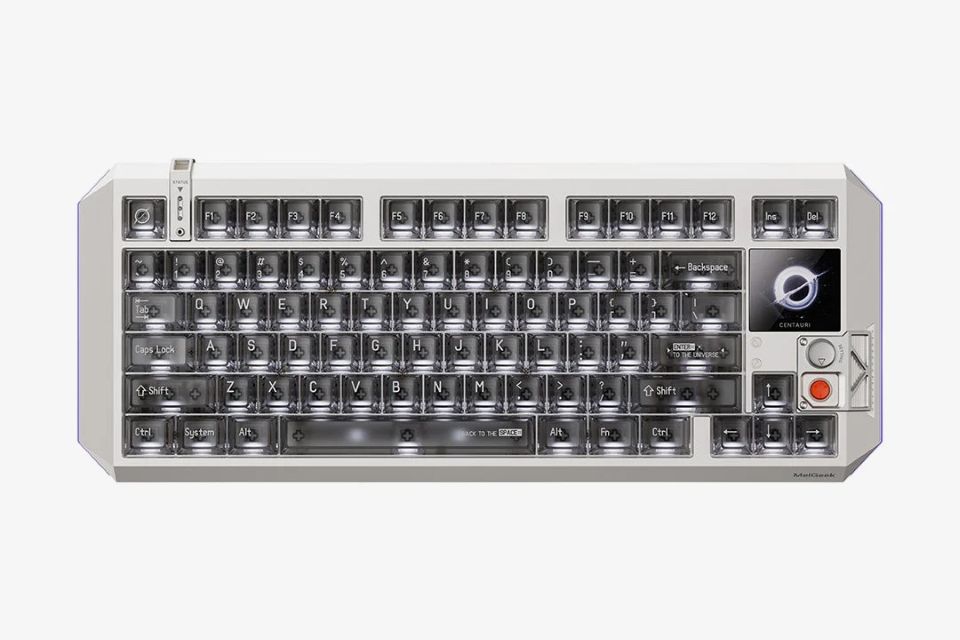 サイバーデザインなラピトリキーボード「CENTAURI 60/80」がMelGeek