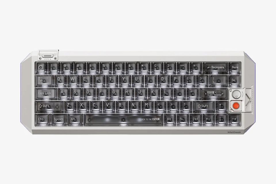 サイバーデザインなラピトリキーボード「CENTAURI 60/80」がMelGeek