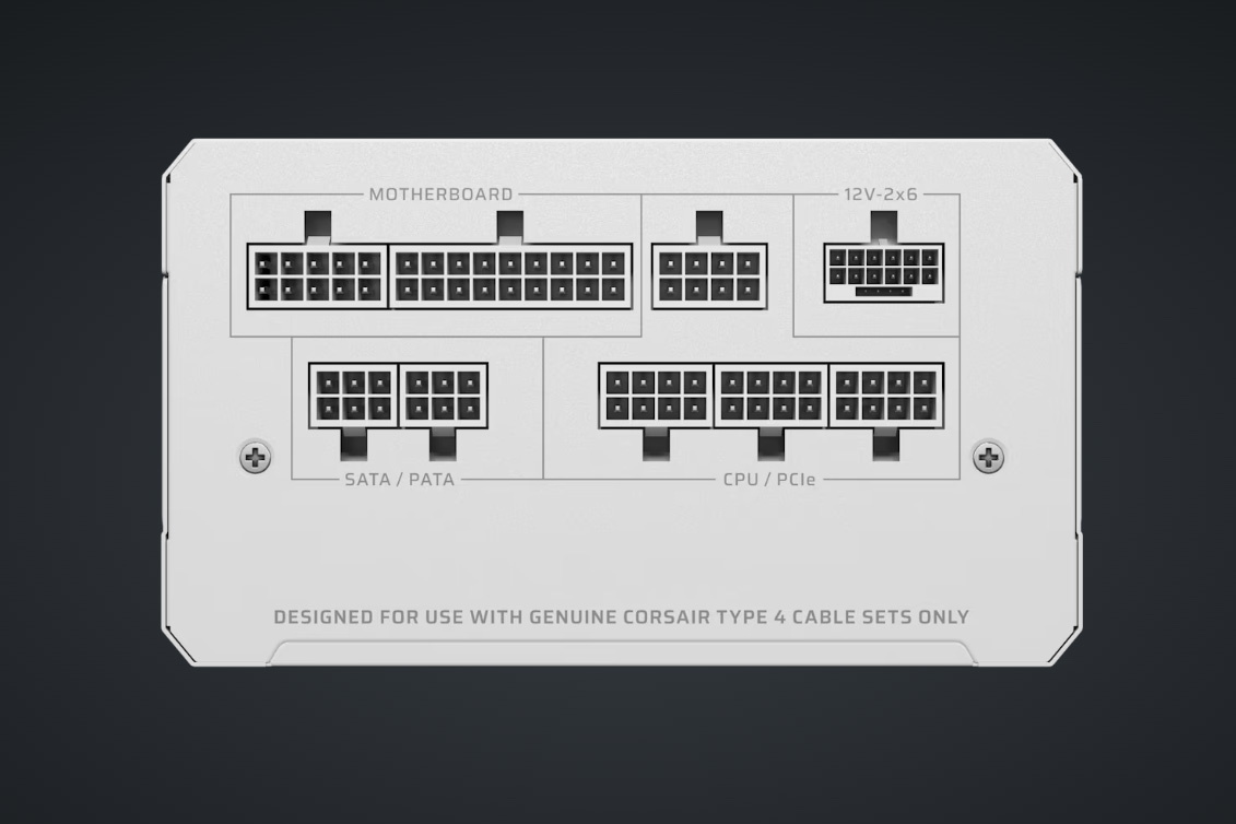 1,000Wモデルのコネクタ構成