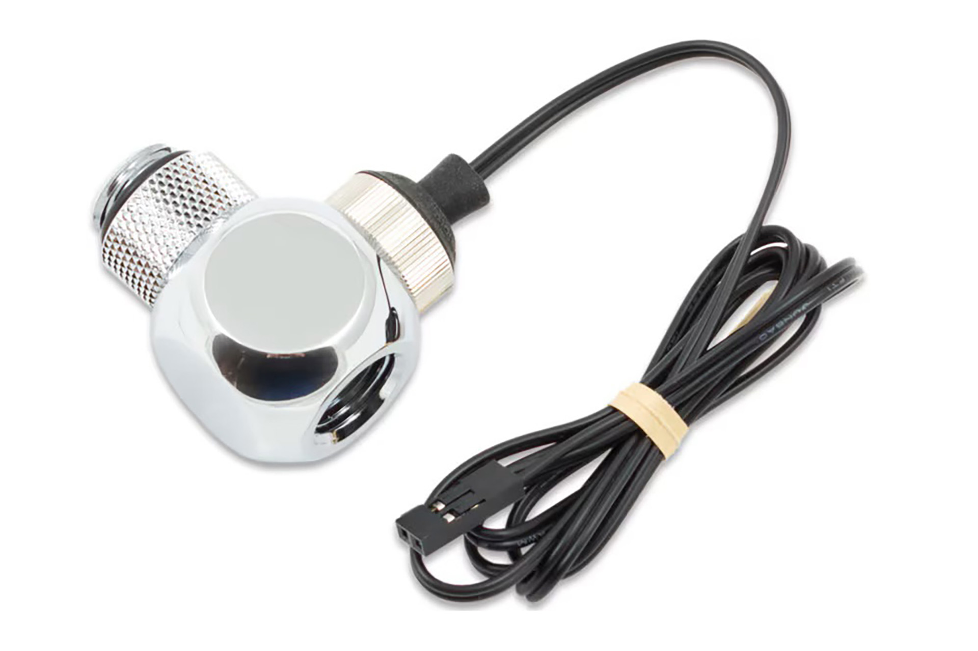 「aquacomputer Temperature sensor G1/4 high speed, internal/external thread, rotary, silver」