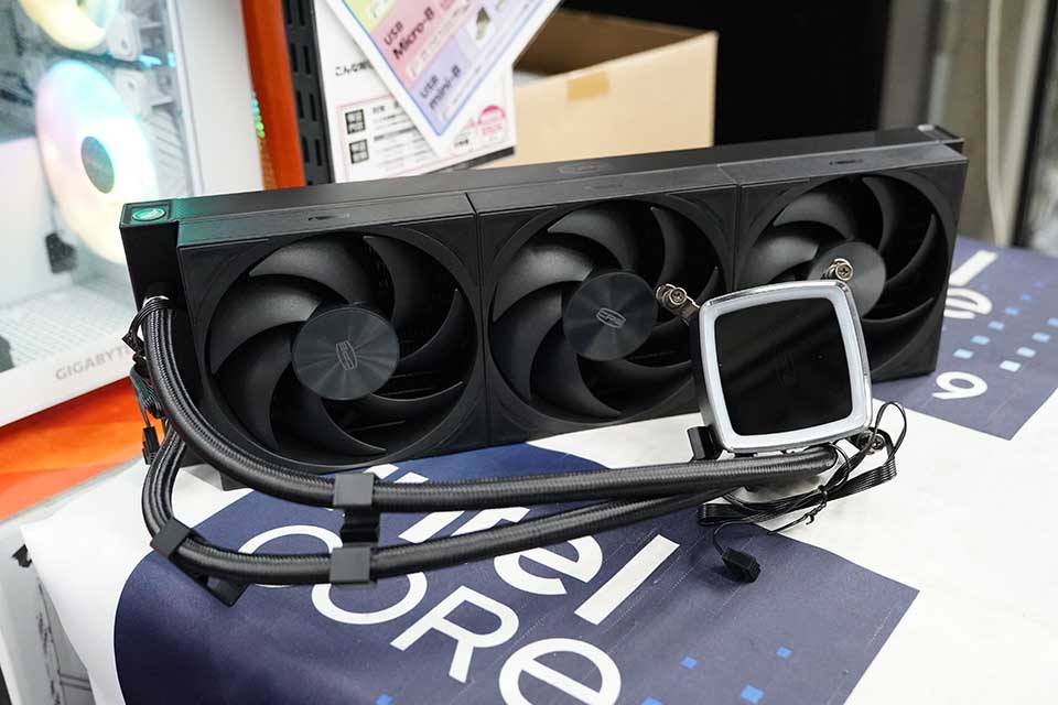 新型ポンプ搭載の水冷クーラー「DE360MAX」がCPSから、ブラックと