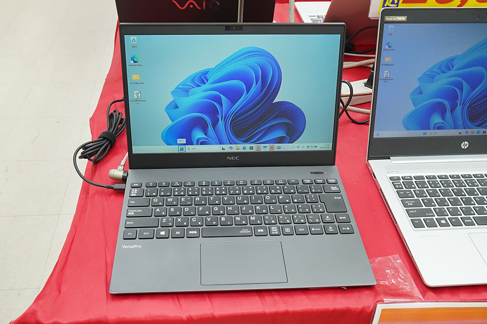 NECの13.3インチノートPCが29,800円、Core i5-10210Uや8GBメモリ搭載