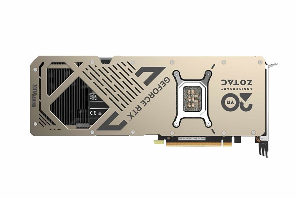 ZOTAC創立20周年を記念したGeForce RTX 5080が登場、チタンカラーの