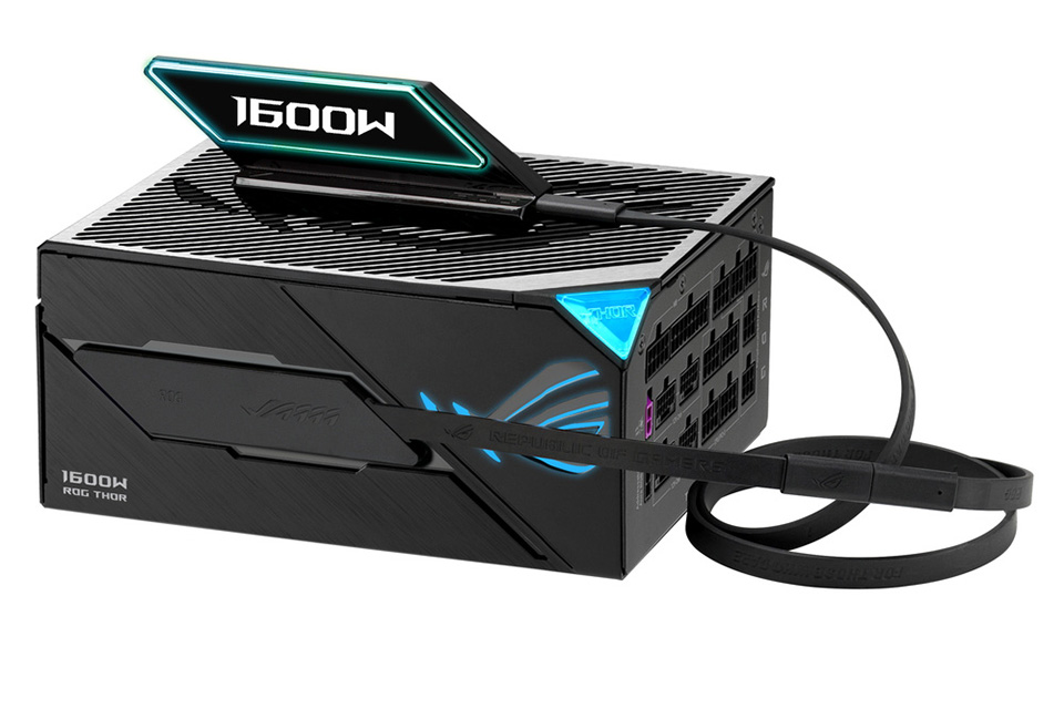 ASUSの1,600W電源「ROG Thor 1600W Titanium III EVO」が発売、価格は