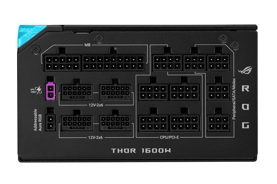 ASUSの1,600W電源「ROG Thor 1600W Titanium III EVO」が発売、価格は
