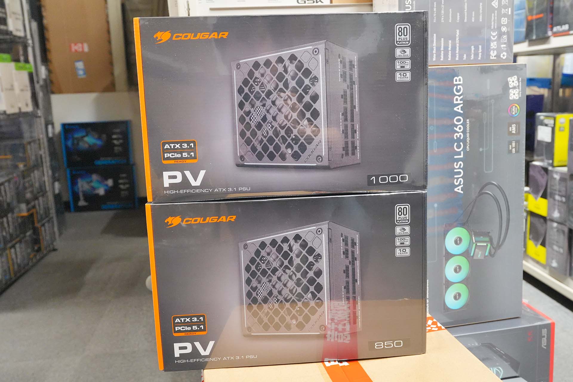 「PV 850」と「PV 1000」