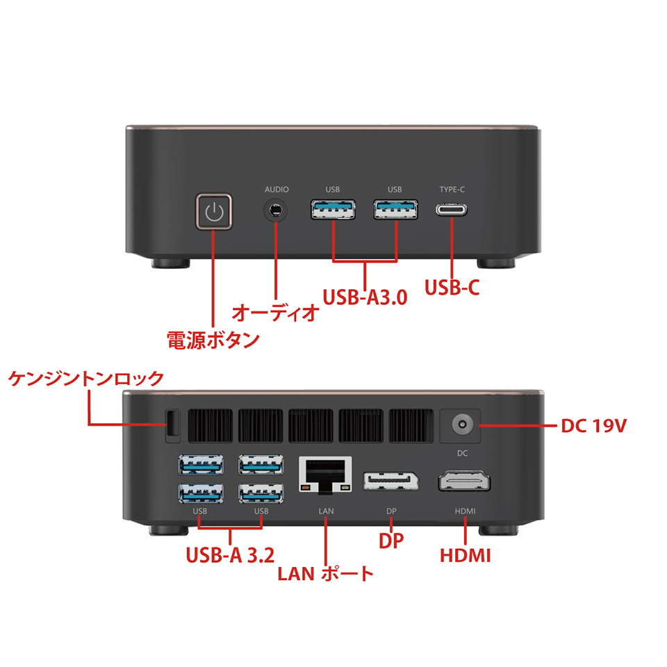 Ryzen 5 7530U搭載で3画面出力が可能な小型PC「LC7530」 - AKIBA PC