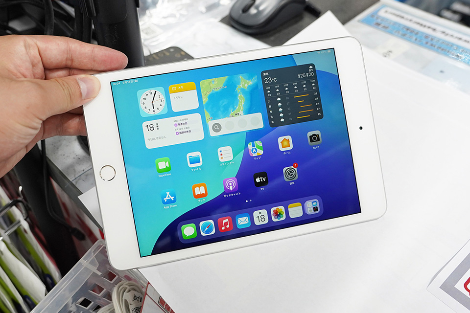 第5世代iPad mini 64GB」のセルラーモデルが21,800円！中古Cランク品が