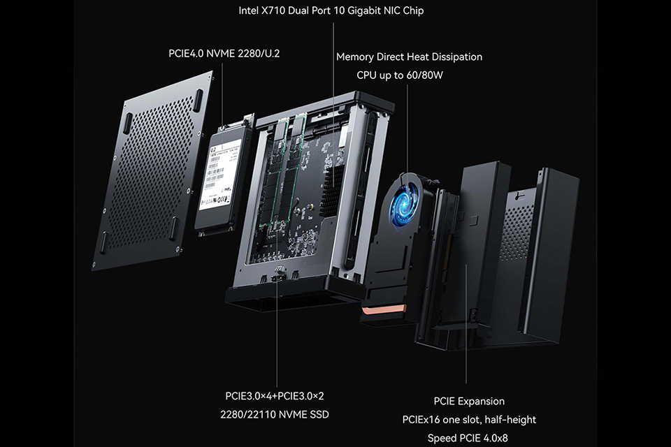 Core i9-13900Hや32GBメモリ搭載のミニワークステーション「MINISFORUM