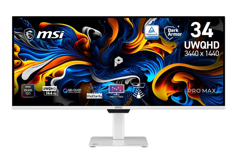 5層タンデムQD-OLED構造の34インチモニター「PRO MAX 341QPXW14G」が