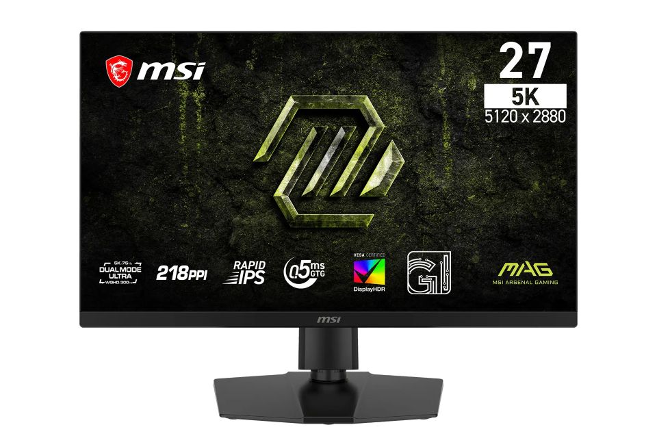 MSIの5K IPSパネル採用26.9インチゲーミングモニター「MAG 271KPD7