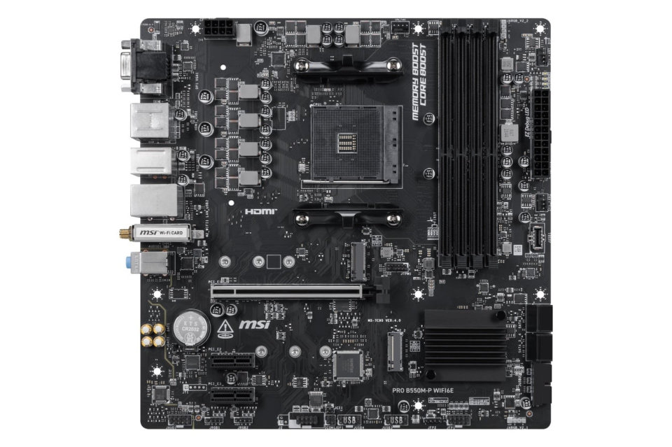 MSIのRyzen 5000対応マザー「PRO B550M-P WIFI6E」 - AKIBA PC Hotline!
