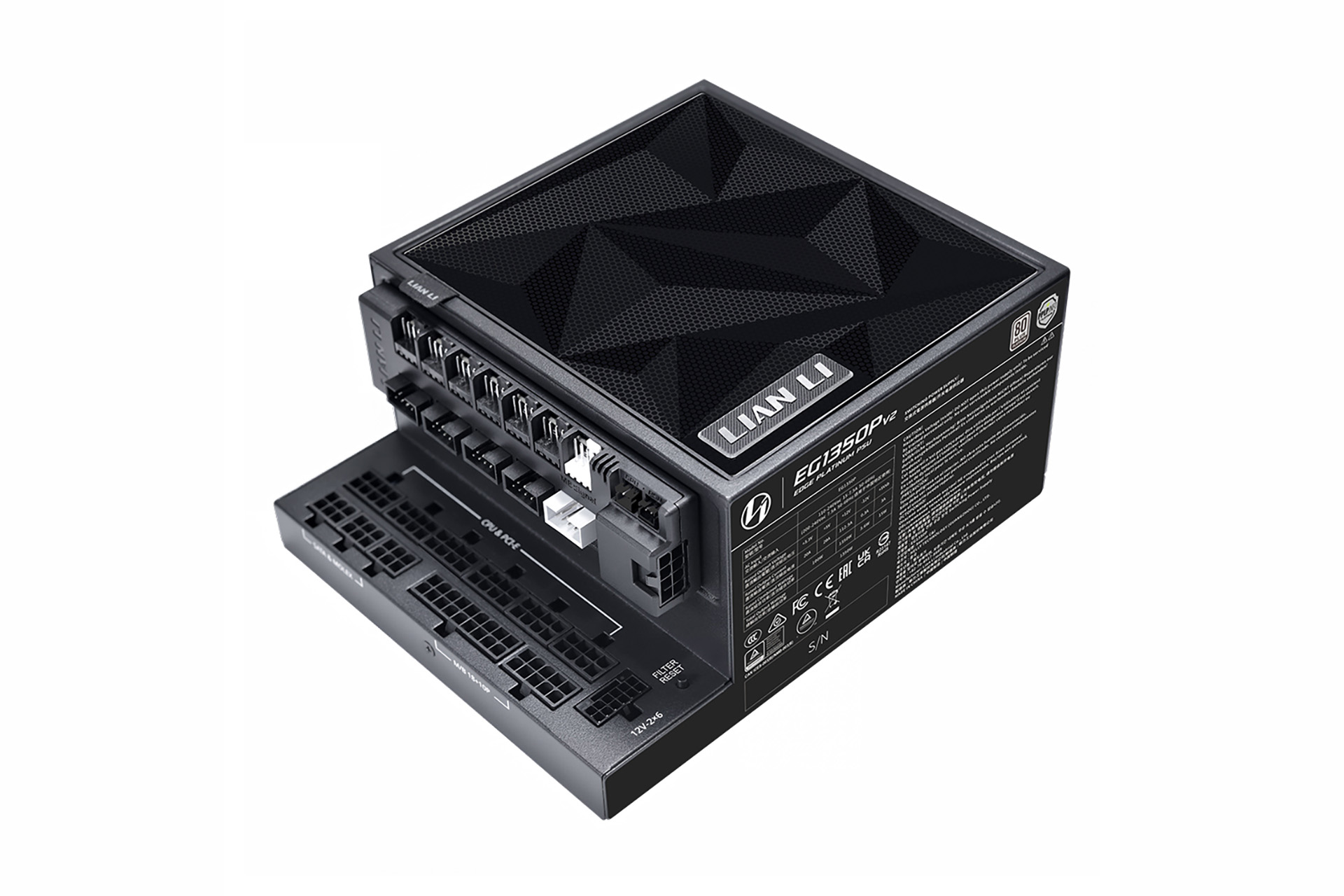EDGE Platinum V2 1350W with EDGE Hub ADV Black