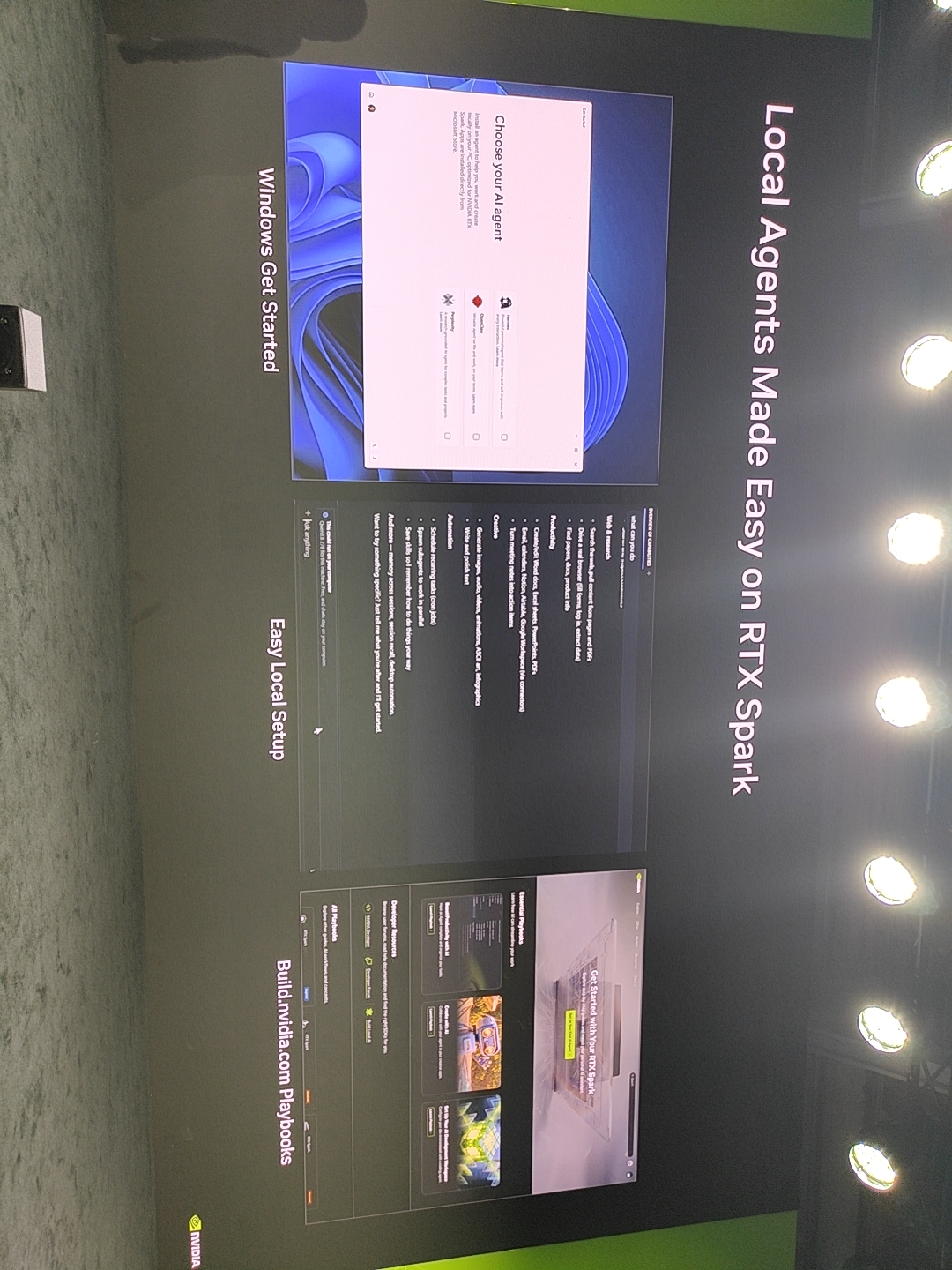 ローカルAIエージェントがRTX Spark上でPCの情報やユーザーのデータを参照し、作業を支援する