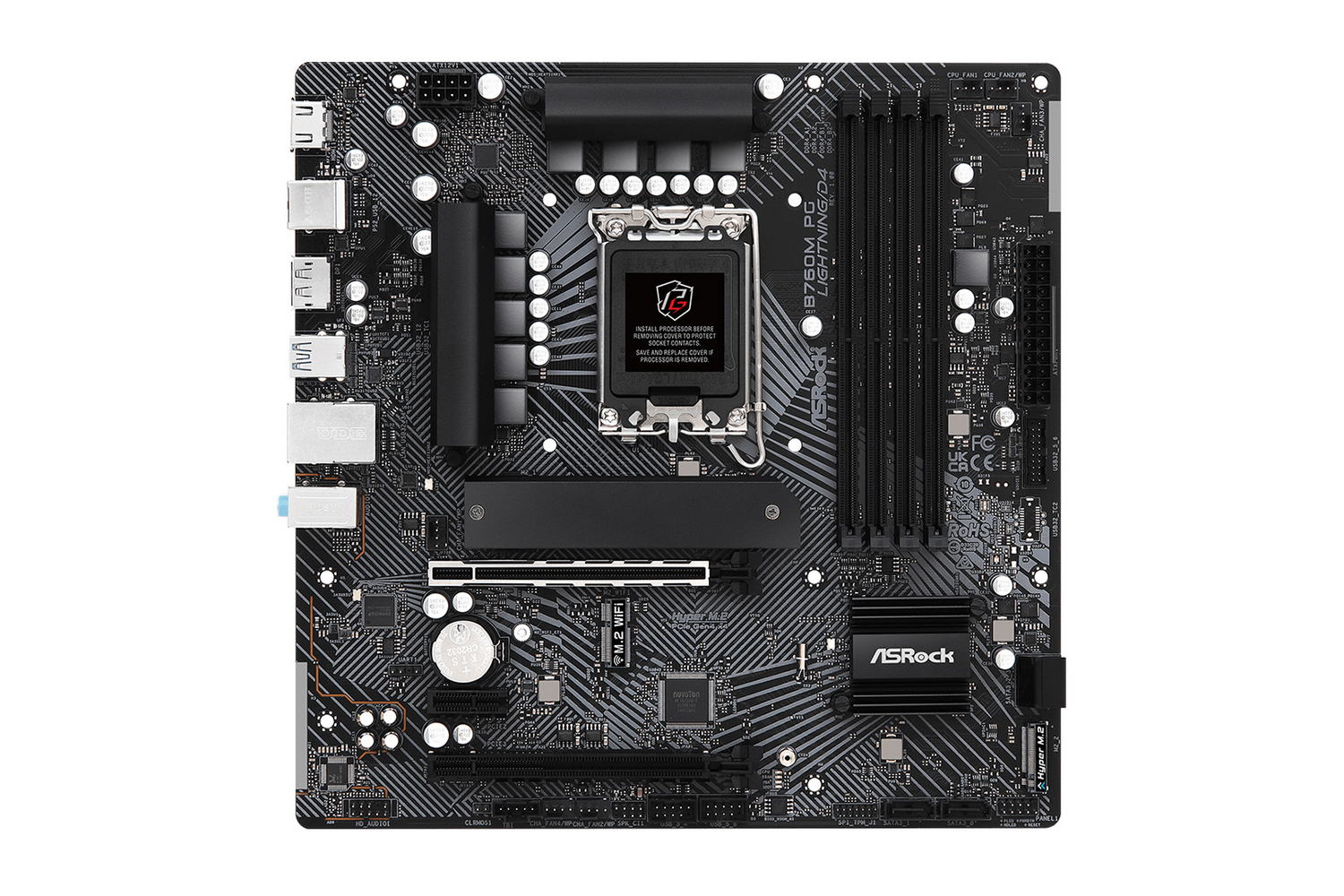 【Specification】拡張スロット:PCIe 4.0 x16×1、PCIe 4.0 x4(x16形状)×1、PCIe 4.0 x1×1●主なインターフェース:M.2(PCIe 4.0 x4接続)×2、SATA 3.0×4、USB 5Gbps×6、USB 2.0×6、HDMI 2.1×1、DisplayPort×1●LAN:1000BASE-T×1