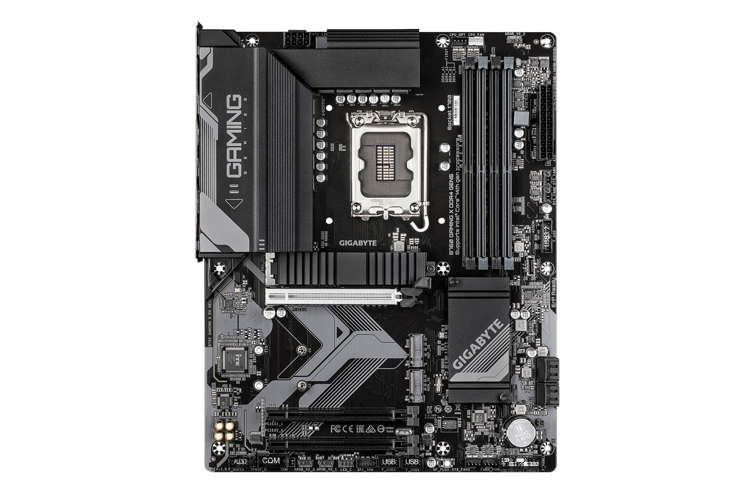 【Specification】拡張スロット:PCIe 5.0 x16×1、PCIe 3.0 x1(x16形状)×2●主なインターフェース:M.2(PCIe 4.0 x4接続)×3、SATA 3.0×4、USB 10Gbps×2、USB 5Gbps×4、USB 2.0×9、HDMI 2.1×1、DisplayPort×1●LAN:2.5GBASE-T×1