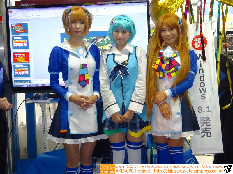 窓辺ゆう、あい、ななみのコスプレスタッフも登場