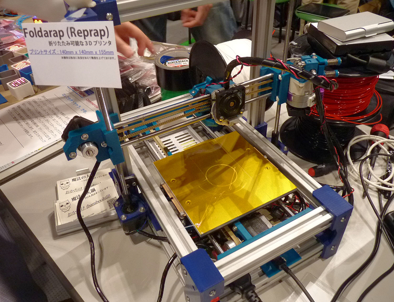 折りたたみ可能なRepRapの1つ「Folda Rap」