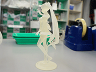 「つくもたん フィギュアコレクション」 イベント・キャンペーン限定 1千万円以上の3Dプリンタで出力したつくもたんフィギュア （取材中に