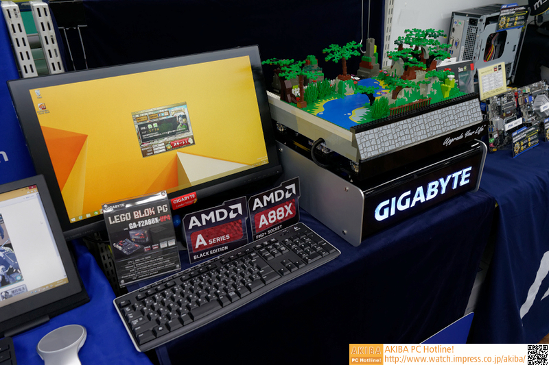 GIGABYTEのLEGOブロックPC