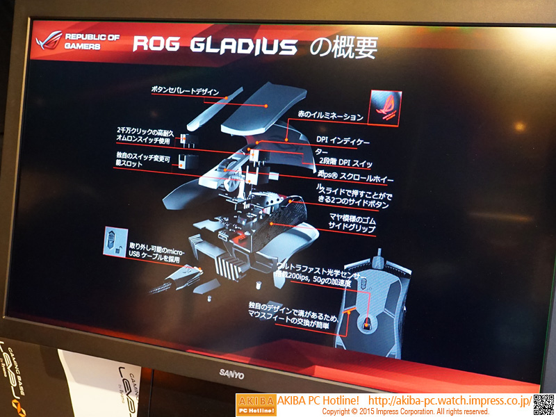 GLADIUSの内部構造