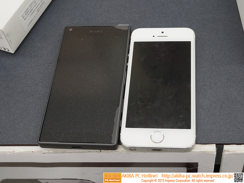 iPhone 5sとの比較
