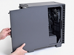 自作PC ケース マザーボード メモリ 電源 初めての自作PC 組立手順10「PCケースにMicroATXマザ―ボードを