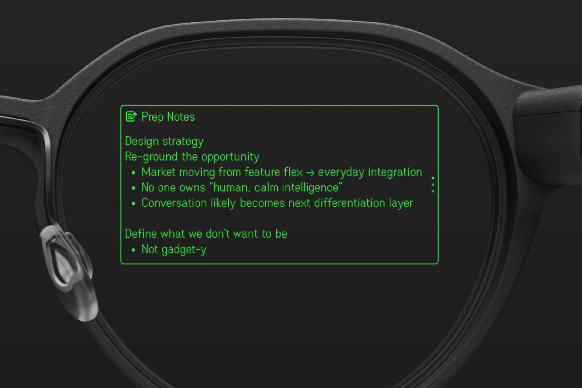 Prep Notes機能の利用イメージ