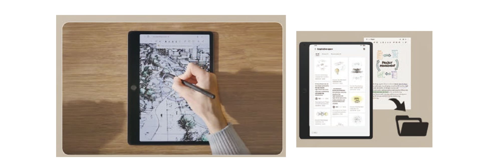 同社独自のディスプレイ技術である「NXTPAPER Pure」は、16.7万色のフルカラー表示に対応し、反射や光の映り込みを低減した設計となっている。これにより、プレゼン資料やPDF、学習コンテンツ、手書きノートまで、色彩情報を活かし見やすくなっている