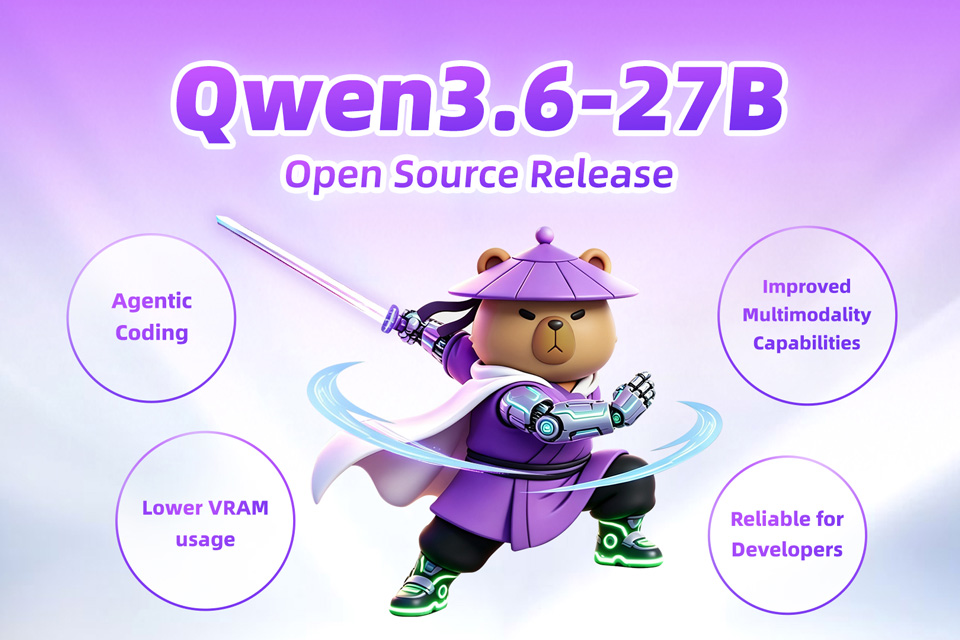 オープンウェイト・マルチモーダルAIモデル「Qwen3.6-27B」