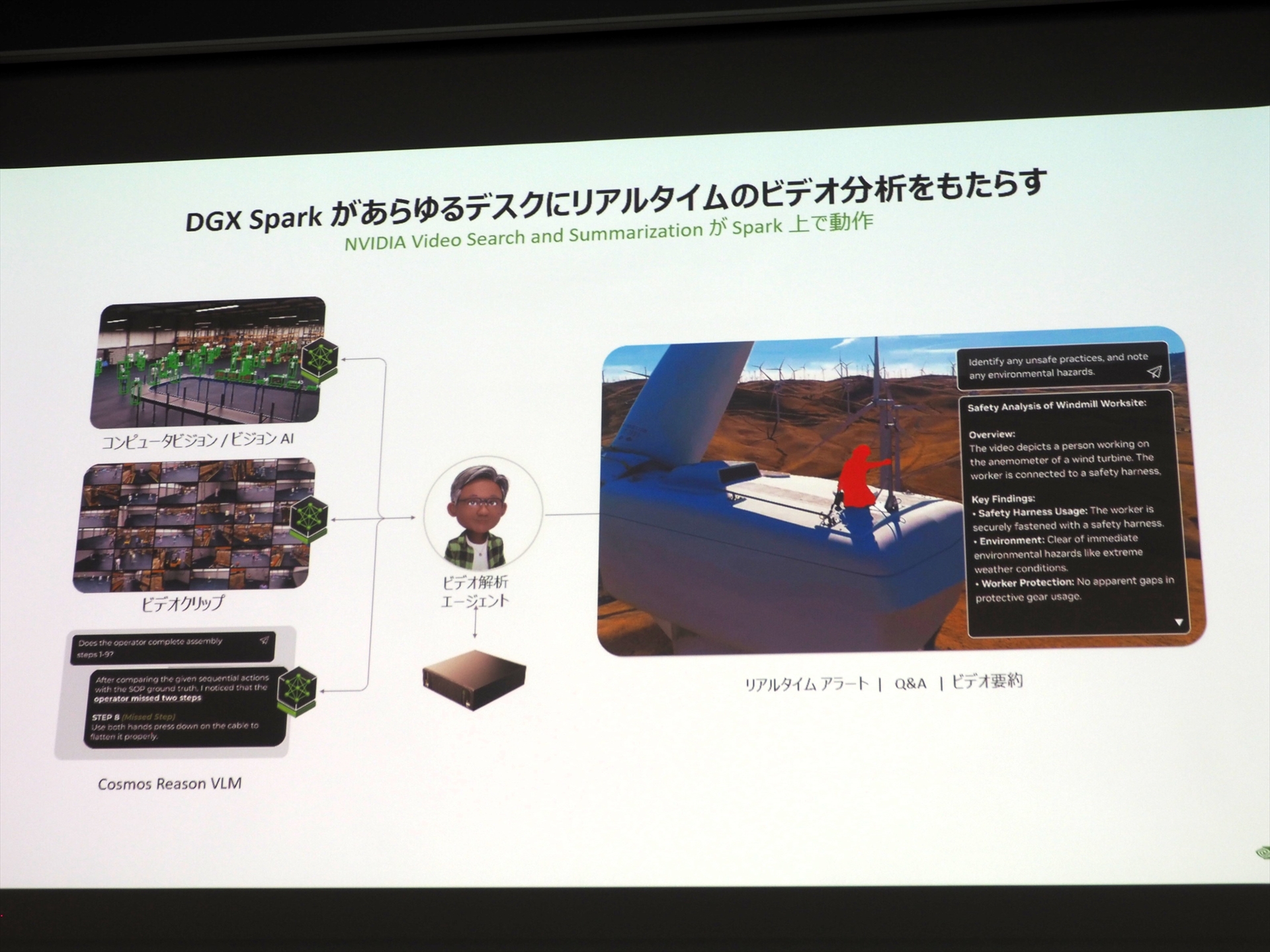 DGX Sparkは、デスクにリアルタイムのビデオ分析をもたらす