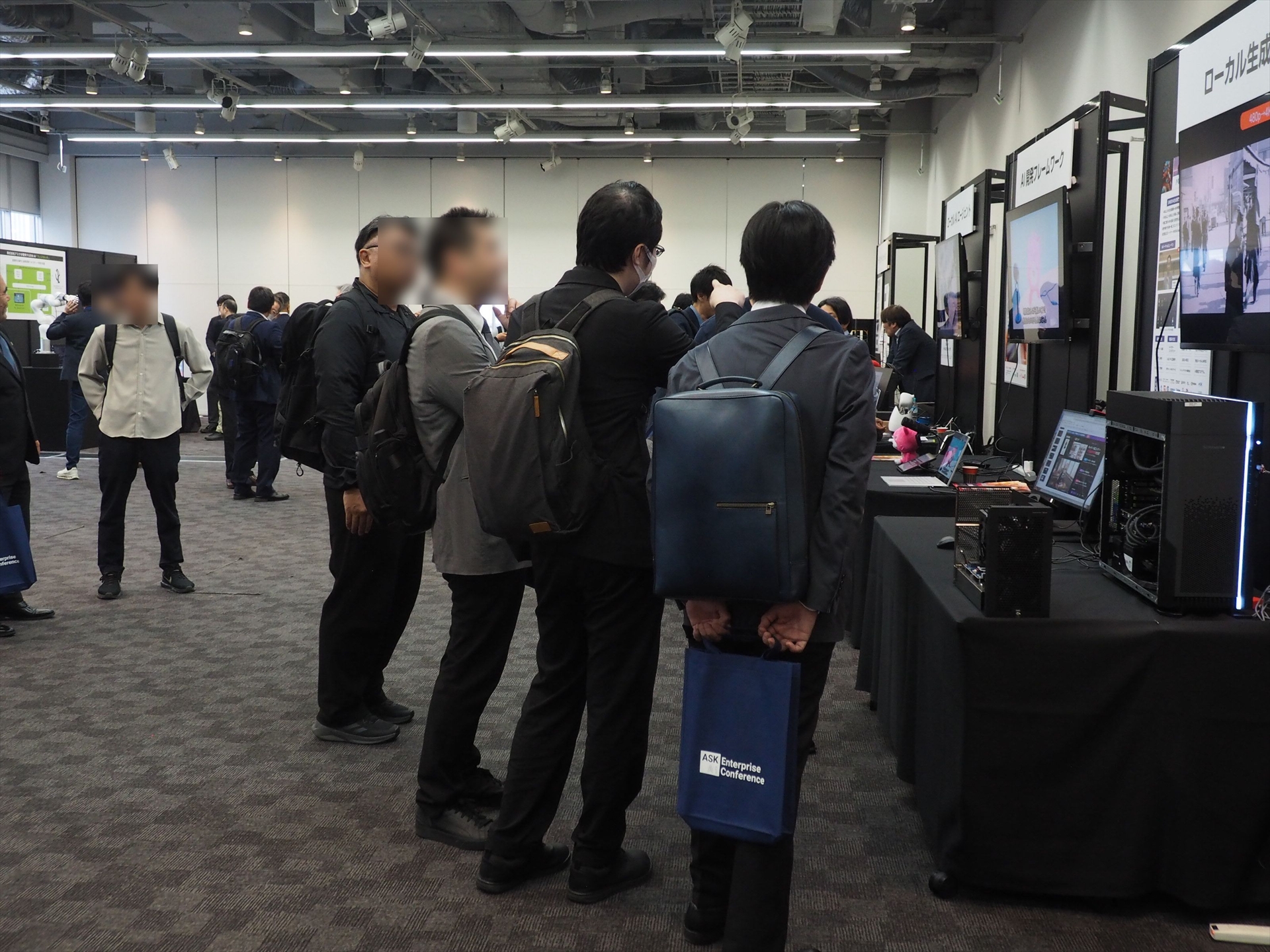 展示エリアの様子