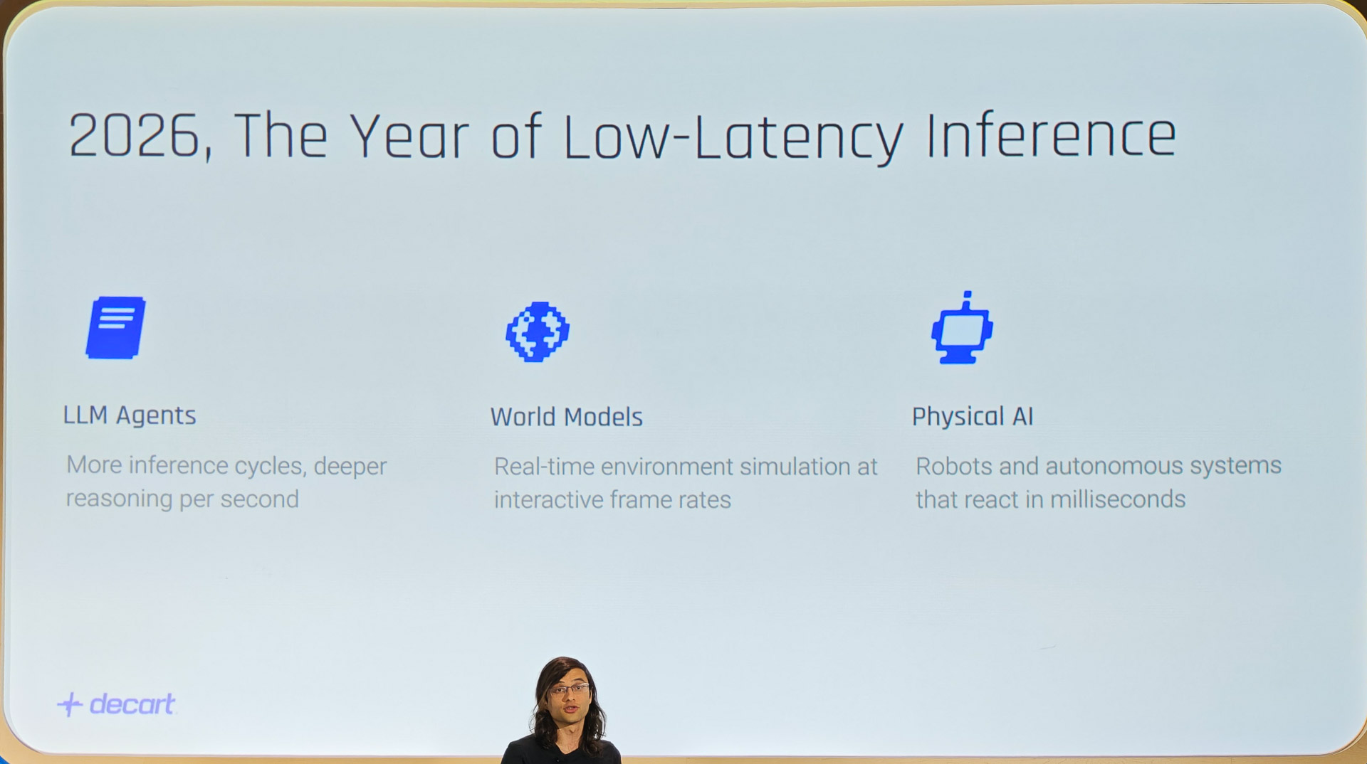 低遅延の推論が普及することでワールドモデルやフィジカルAIが本格的になる
