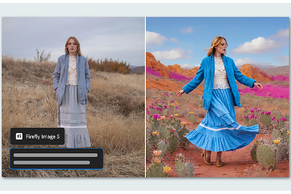 「Firefly Image 5」では画像全体に対するスタイルの変更や整形が可能