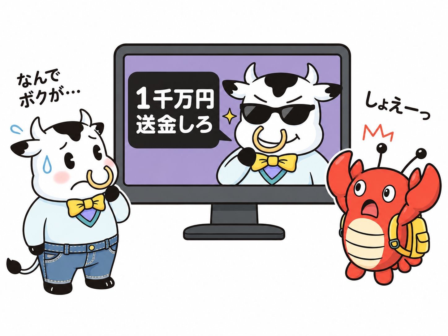 ディープフェイクのイメージ（筆者がChatGPT Image 2で生成）